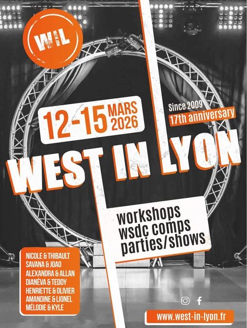 West in Lyon – 12 au 15 mars 2026